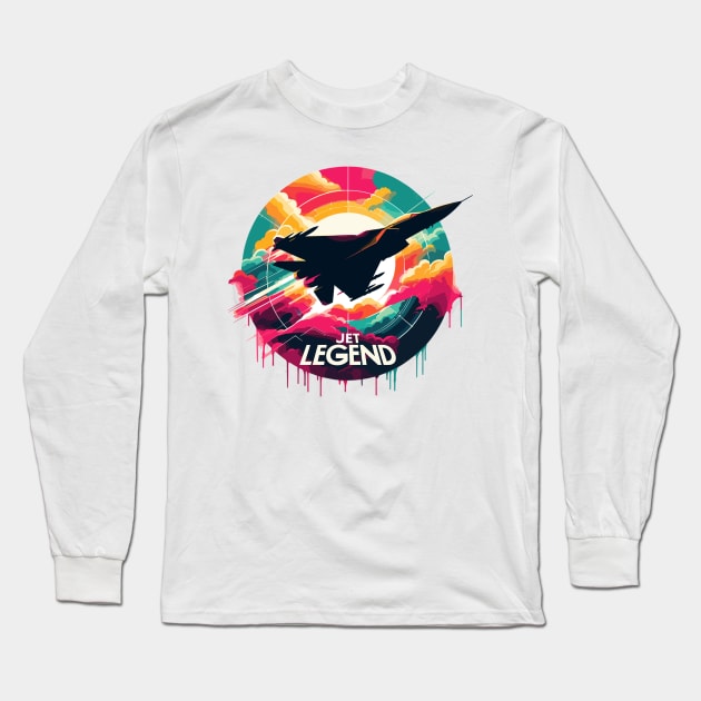 Jet fighter Long Sleeve T-Shirt by Vehicles-Art